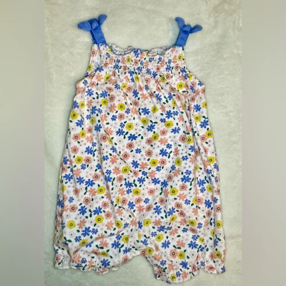 Carter's Floral Romper 9 months